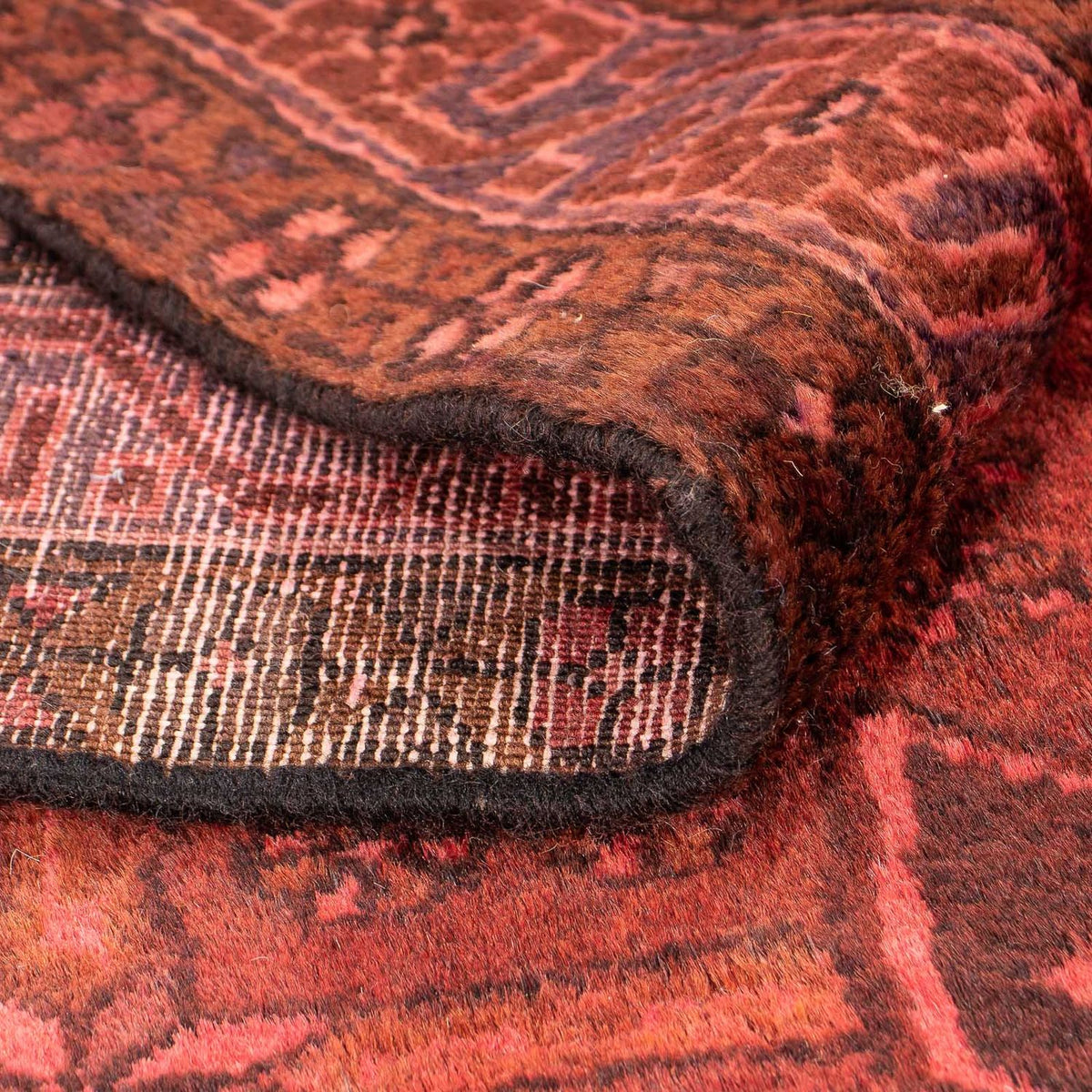 Persisk matta - Nomadic - 170 x 115 cm - ljusröd