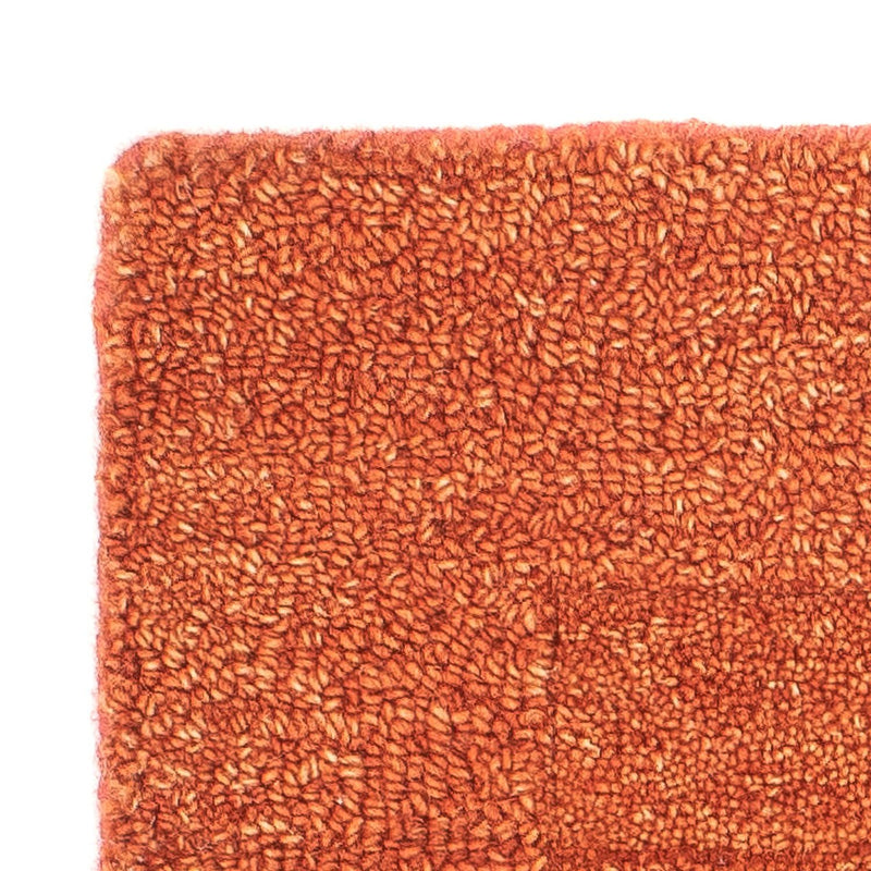 Ullmatta kvadrat  - 47 x 47 cm - orange