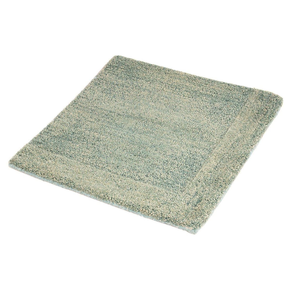 Ullmatta kvadrat  - 47 x 47 cm - grön