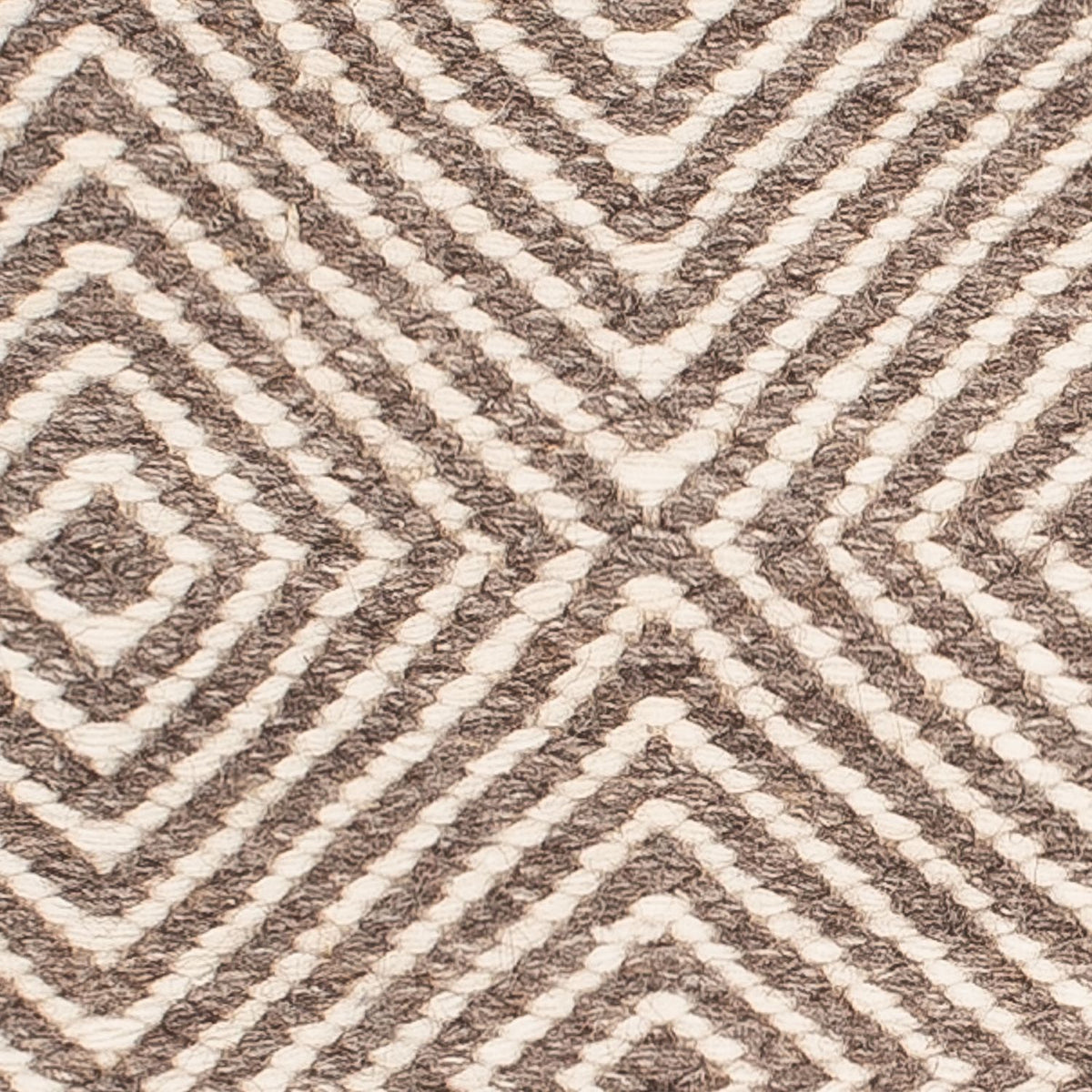 Kelim matta - trendig kvadrat  - 45 x 45 cm - flerfärgad