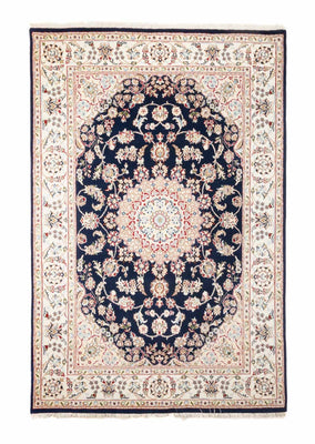 Orientalisk matta - Nain - Indus - 200 x 134 cm - mörkblå