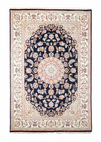 Orientalisk matta - Nain - Indus - 200 x 134 cm - mörkblå