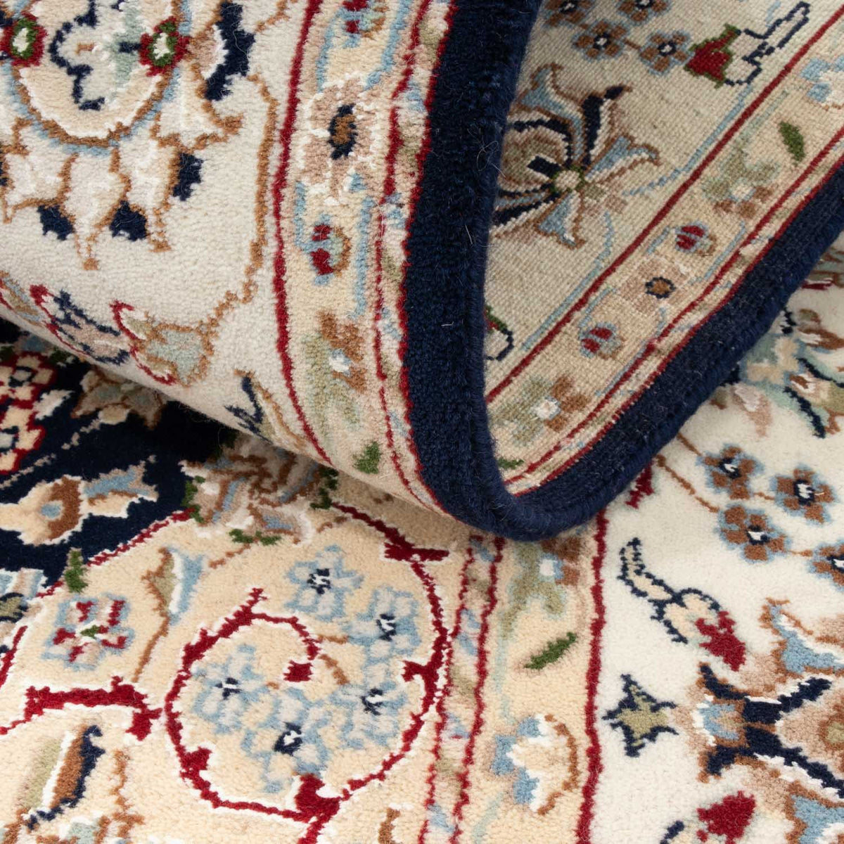 Orientalisk matta - Nain - Indus - 200 x 134 cm - mörkblå