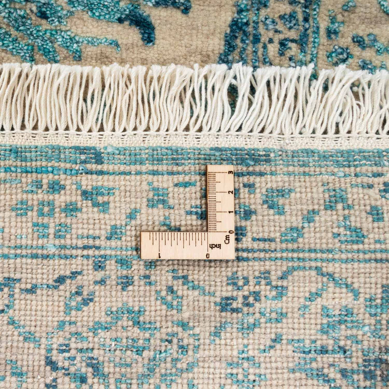 Designermatta - 188 x 136 cm - turkos