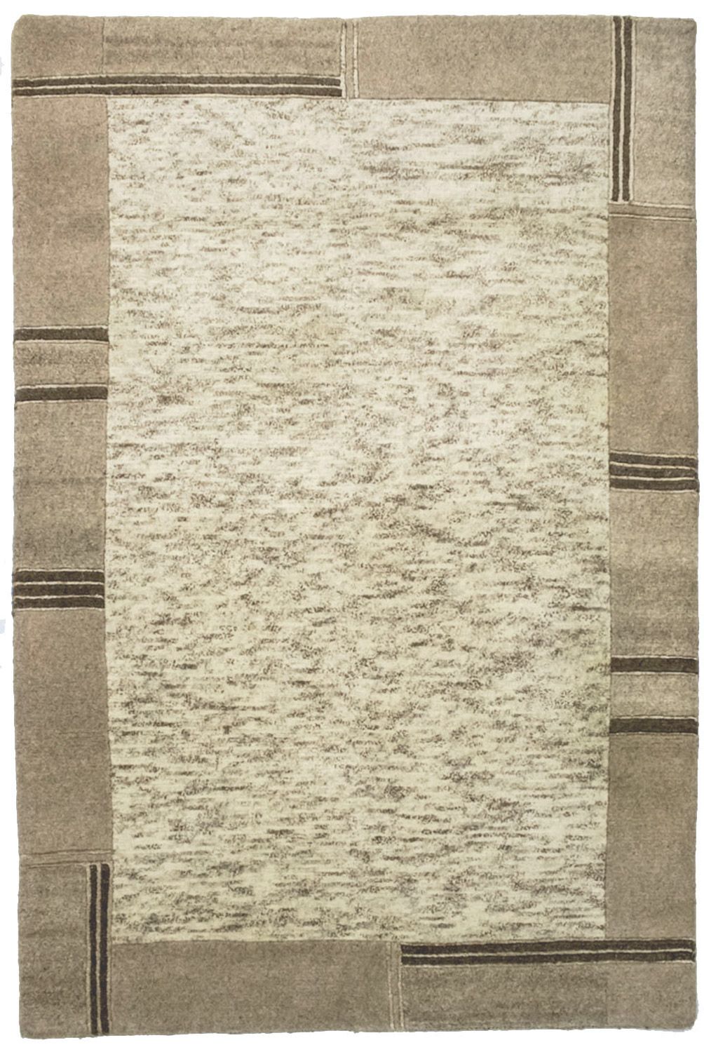 Nepal mattan - 176 x 127 cm - beige