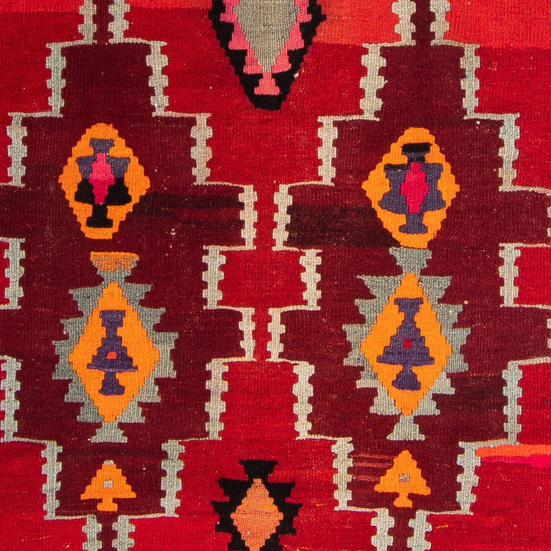 Kelim-matta - gammal - 280 x 155 cm - flerfärgad