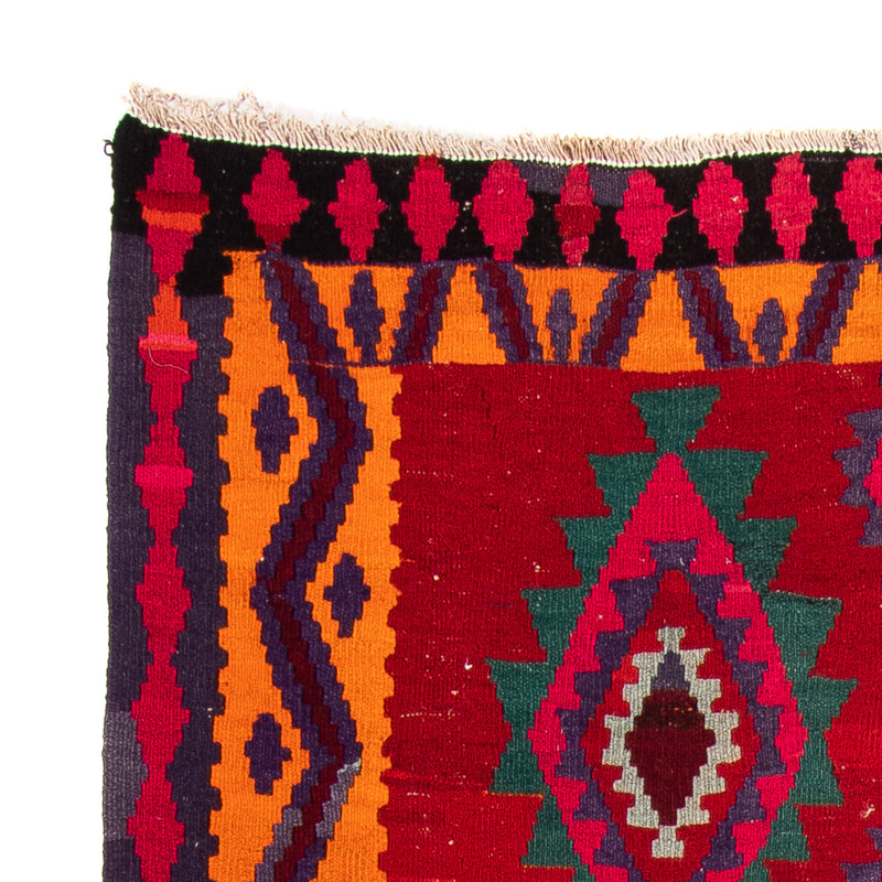 Kelim-matta - gammal - 280 x 155 cm - flerfärgad