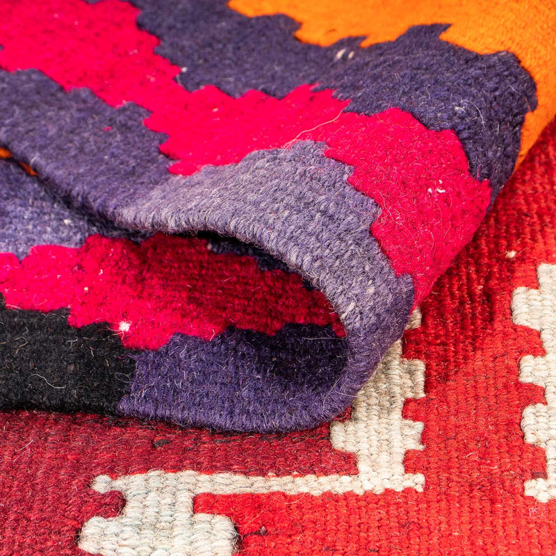 Kelim-matta - gammal - 280 x 155 cm - flerfärgad