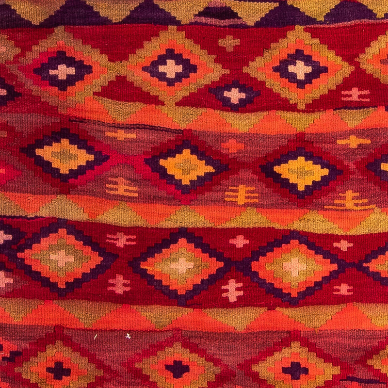 Runner Kelim-matta - gammal - 285 x 145 cm - flerfärgad