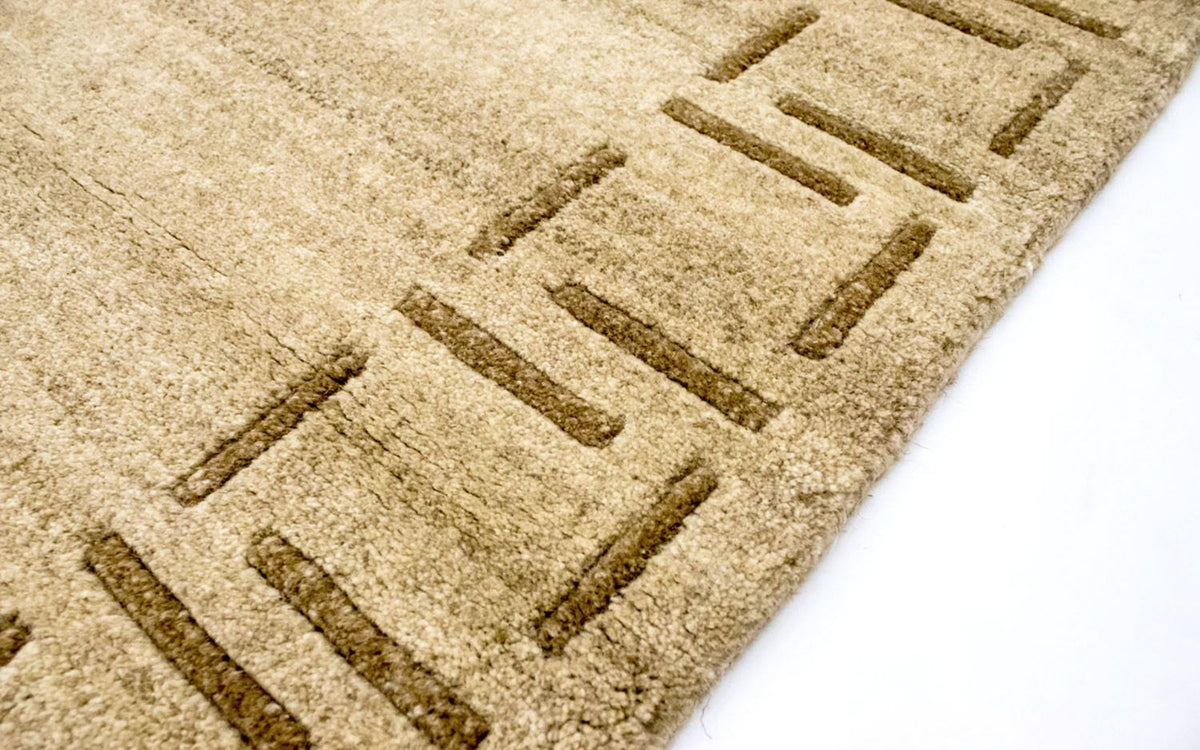 Nepal mattan - 187 x 124 cm - beige