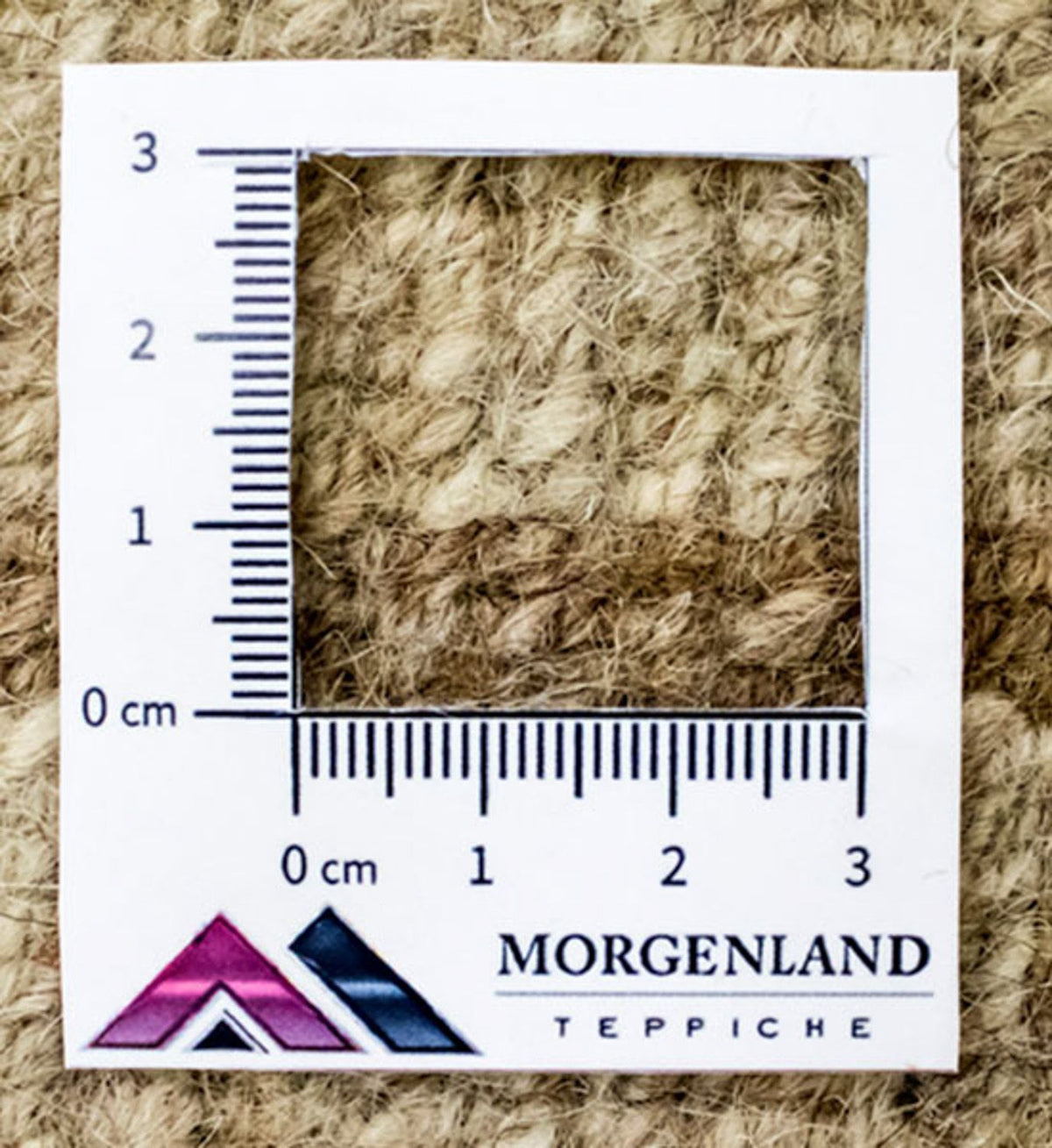 Nepal mattan - 187 x 124 cm - beige