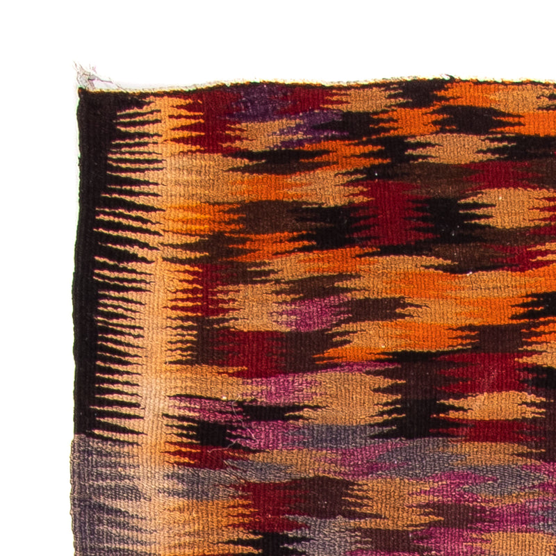 Runner Kelim-matta - gammal - 305 x 105 cm - flerfärgad