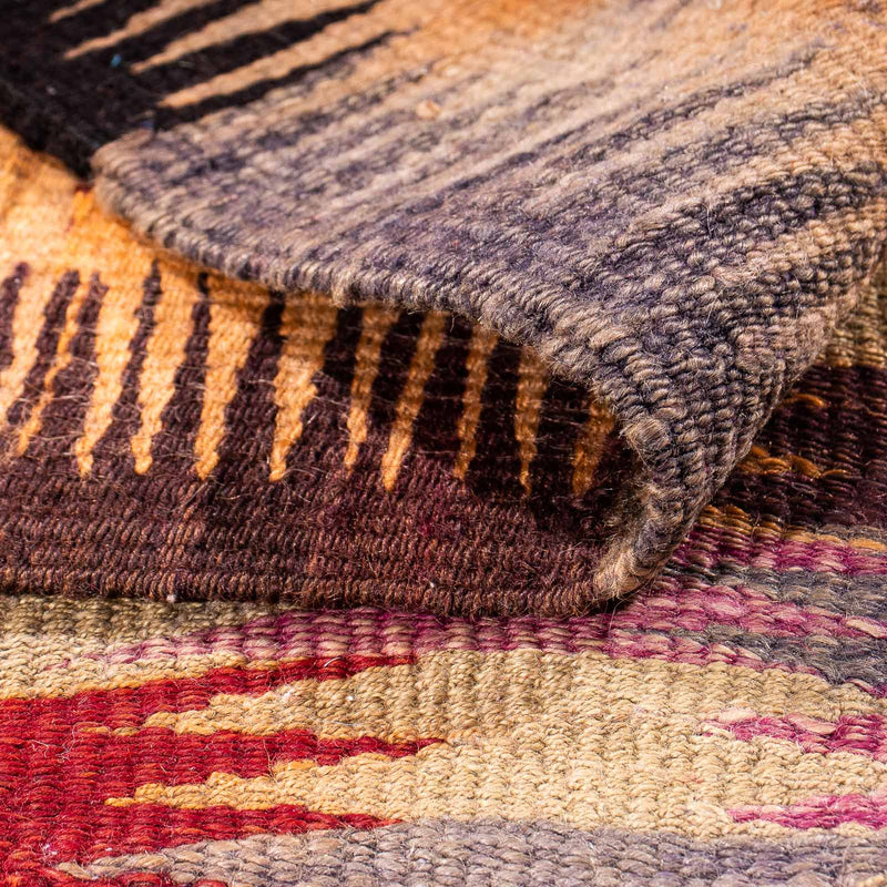 Runner Kelim-matta - gammal - 305 x 105 cm - flerfärgad