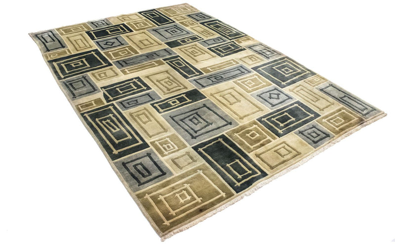 Nepal mattan - 263 x 183 cm - färgad