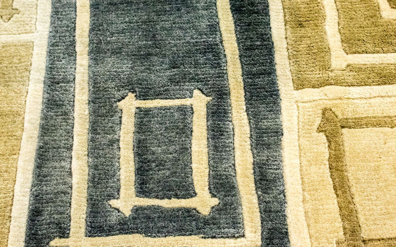 Nepal mattan - 263 x 183 cm - färgad