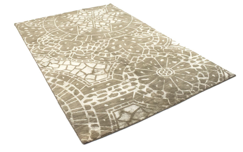 Nepal mattan - 236 x 152 cm - brun