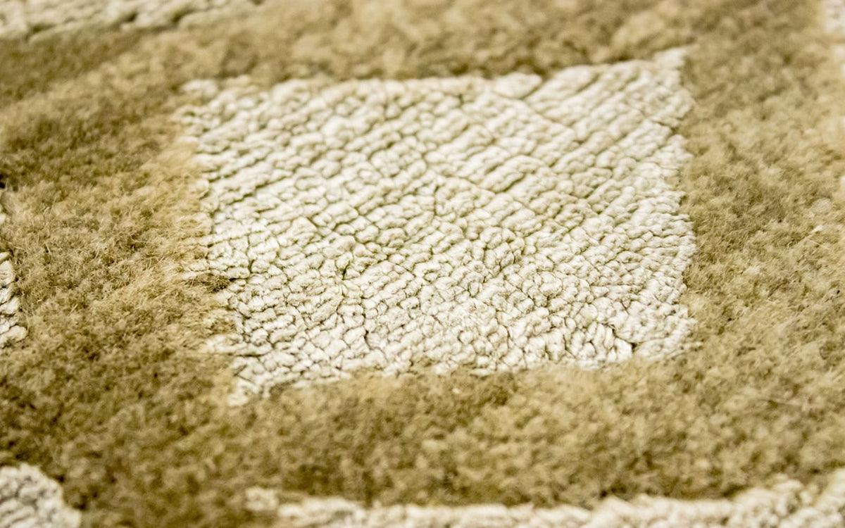 Nepal mattan - 236 x 152 cm - brun