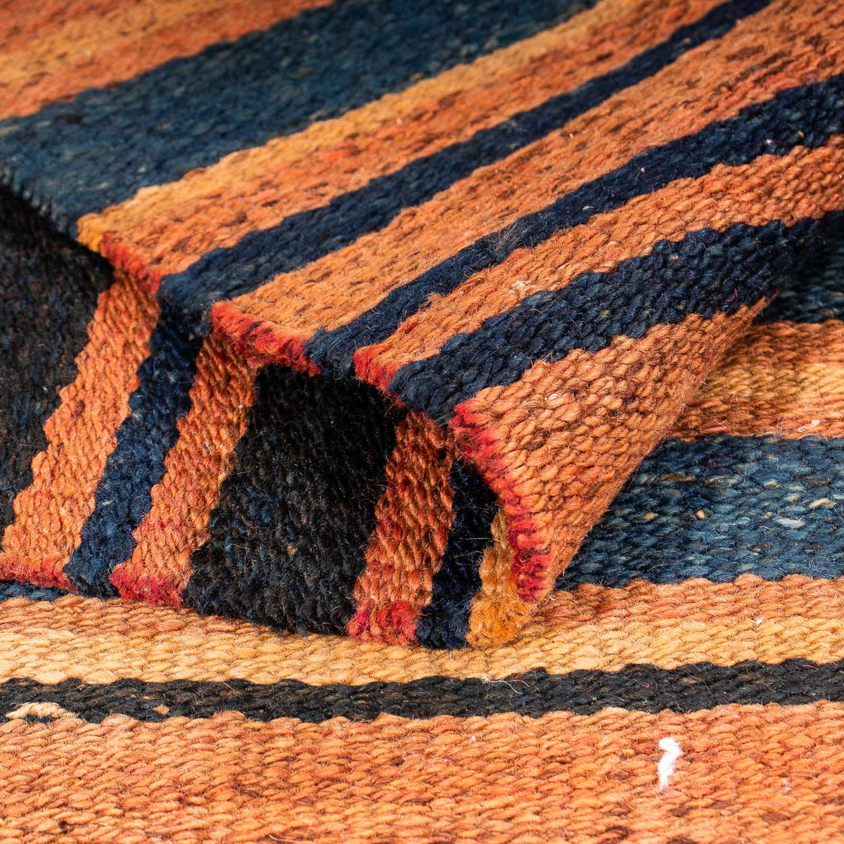 Kelim-matta - gammal - 225 x 150 cm - flerfärgad