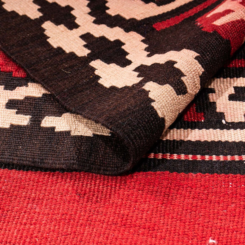 Runner Kelim-matta - gammal - 330 x 150 cm - flerfärgad