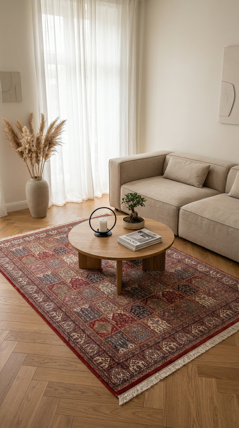 Oriental Carpet - 241 x 163 cm - flerfärgad