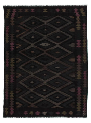 Kelim Carpet - Splash - 230 x 168 cm - flerfärgad