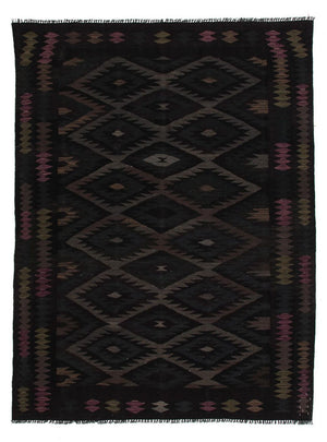 Kelim Carpet - Splash - 230 x 168 cm - flerfärgad