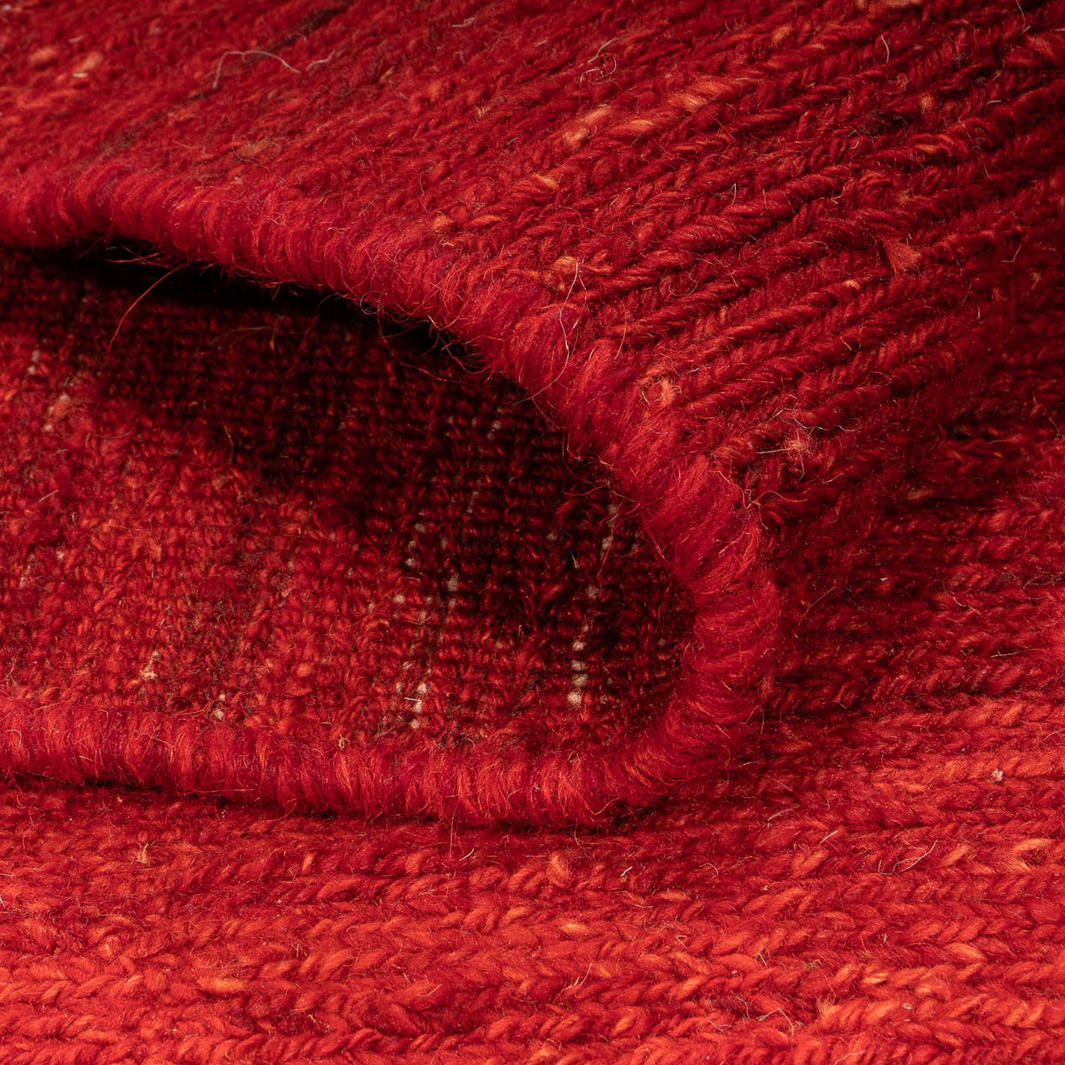 Gabbeh-matta - persisk - 174 x 115 cm - mörkröd