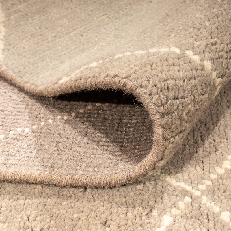 Designermatta - 240 x 160 cm - mörkbrun