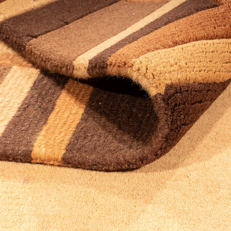 Nepal mattan - 194 x 142 cm - brun