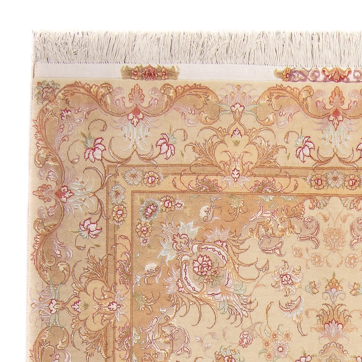 Persisk matta - Tabriz - Premium - 200 x 150 cm - beige
