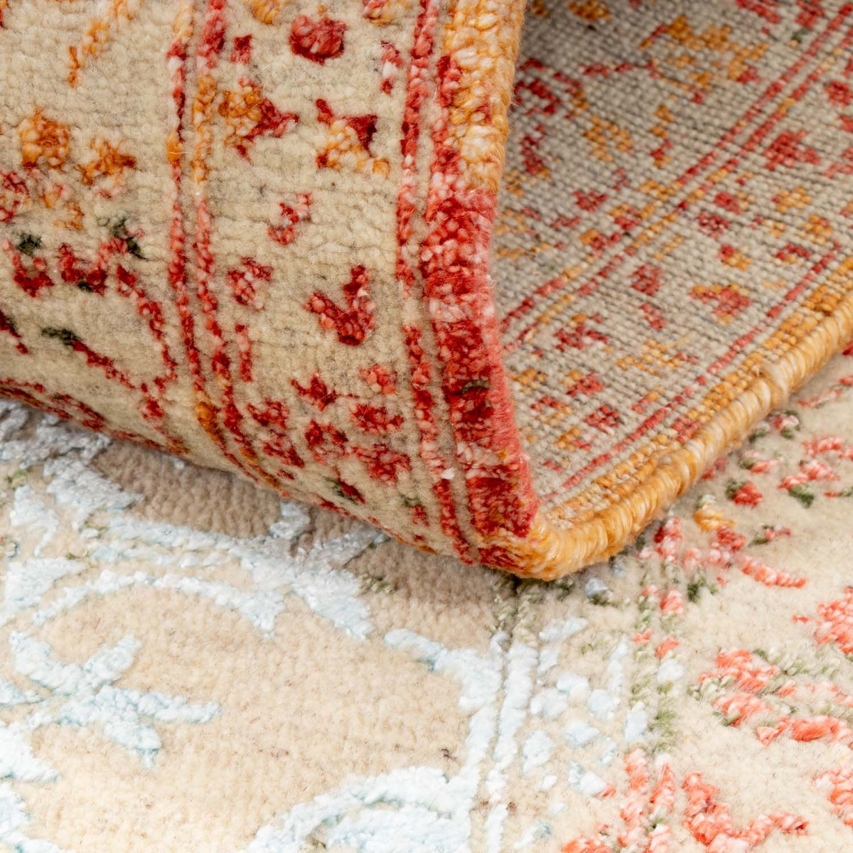 Designermatta - 195 x 155 cm - flerfärgad