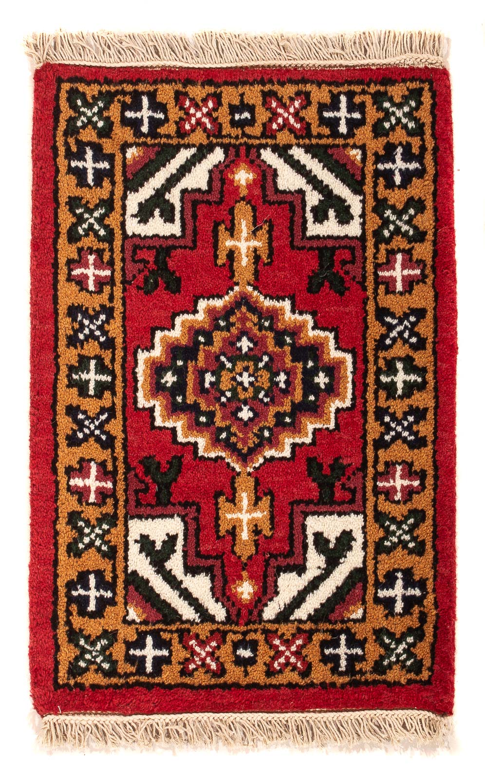 Oriental Carpet - 60 x 40 cm - mörkröd