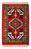 Oriental Carpet - 60 x 40 cm - mörkröd