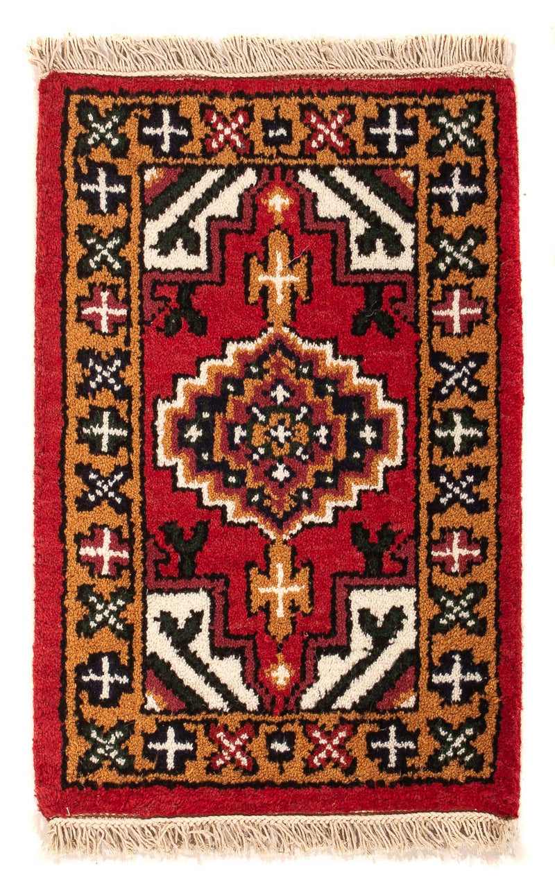 Oriental Carpet - 60 x 40 cm - mörkröd