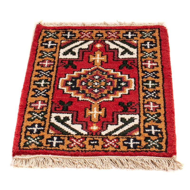 Oriental Carpet - 60 x 40 cm - mörkröd