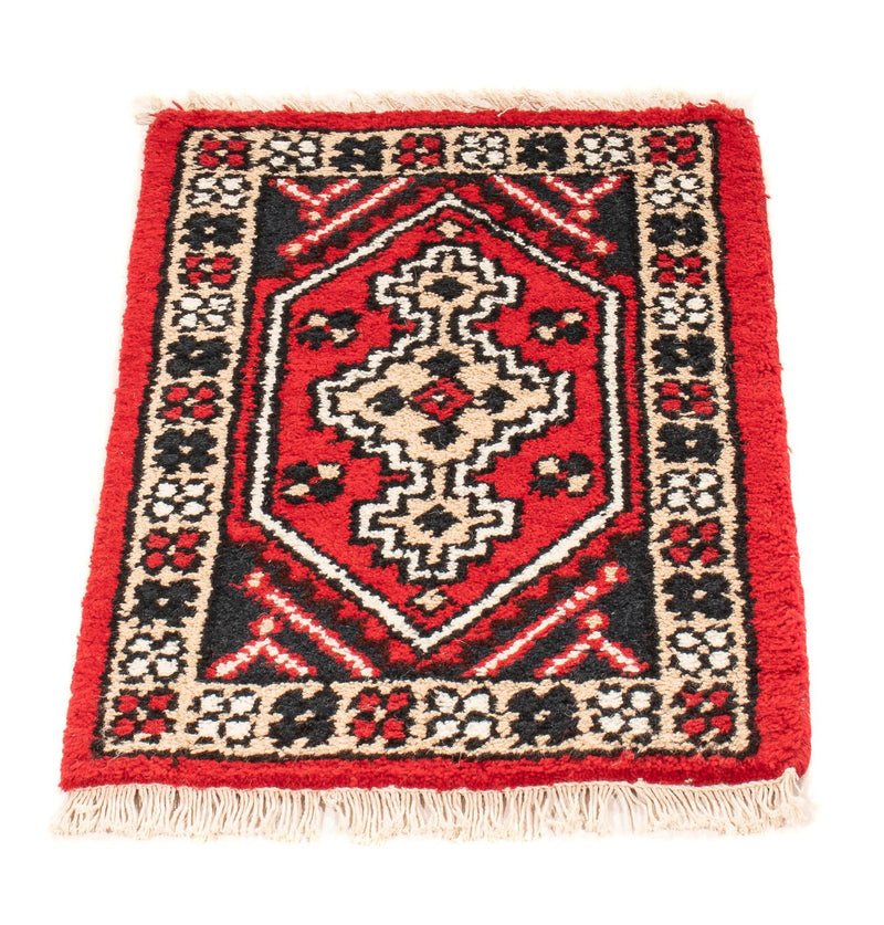 Oriental Carpet - 60 x 40 cm - mörkröd