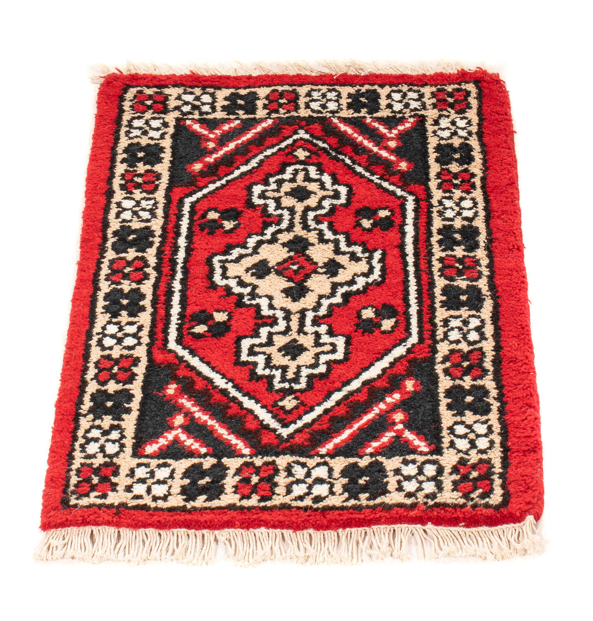 Oriental Carpet - 60 x 40 cm - mörkröd