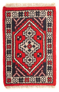 Oriental Carpet - 60 x 40 cm - mörkröd