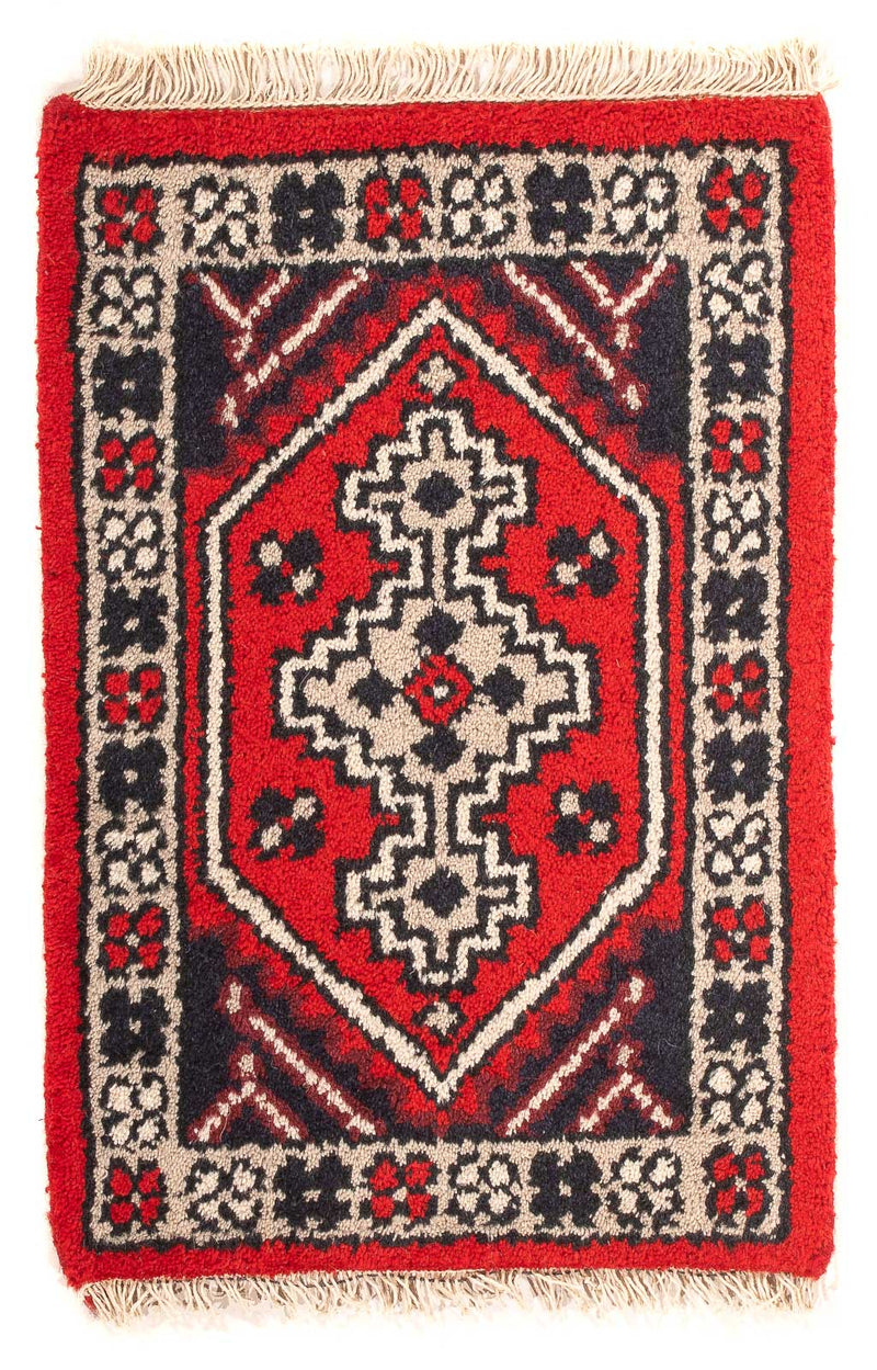 Oriental Carpet - 60 x 40 cm - mörkröd