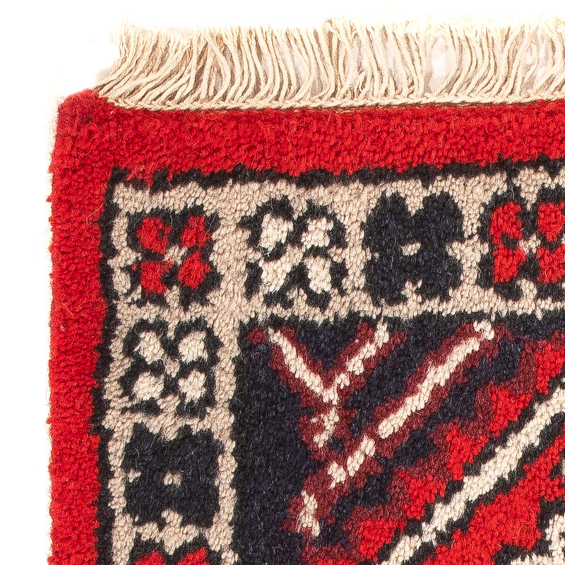 Oriental Carpet - 60 x 40 cm - mörkröd