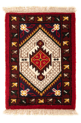 Oriental Carpet - 60 x 40 cm - mörkröd