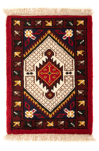 Oriental Carpet - 60 x 40 cm - mörkröd