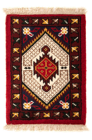 Oriental Carpet - 60 x 40 cm - mörkröd