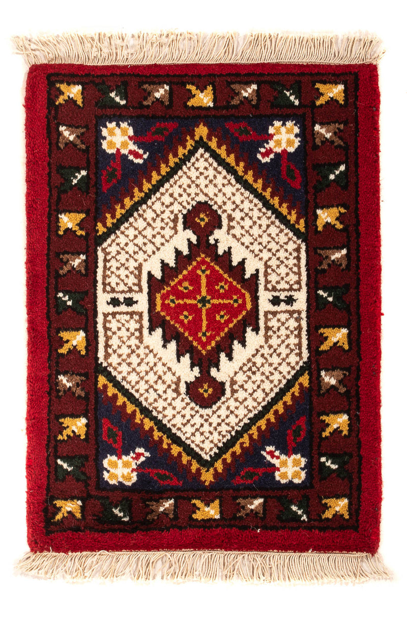 Oriental Carpet - 60 x 40 cm - mörkröd