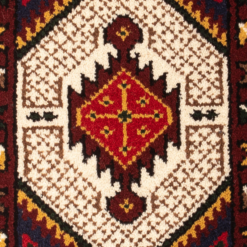 Oriental Carpet - 60 x 40 cm - mörkröd