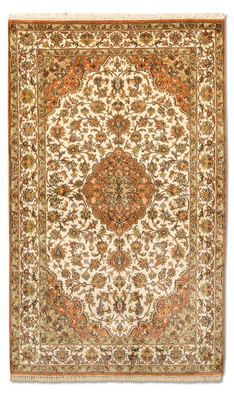 Sidenmatta - Kashmir Silk - 160 x 95 cm - beige