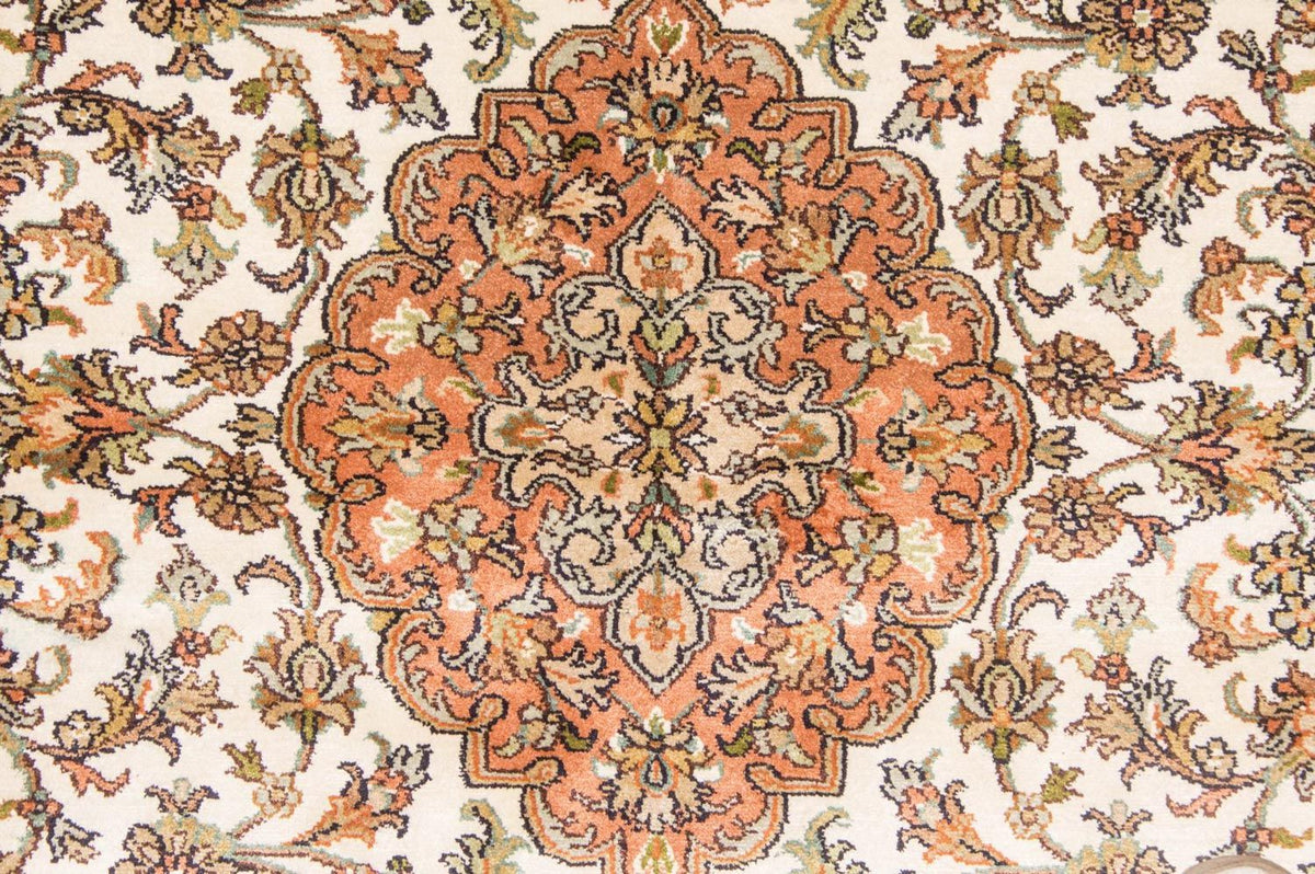 Sidenmatta - Kashmir Silk - 160 x 95 cm - beige