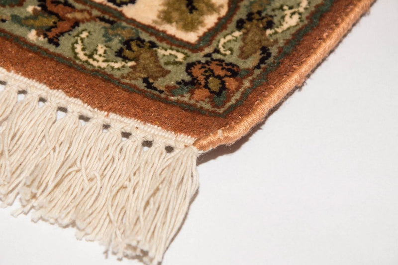 Sidenmatta - Kashmir Silk - 160 x 95 cm - beige