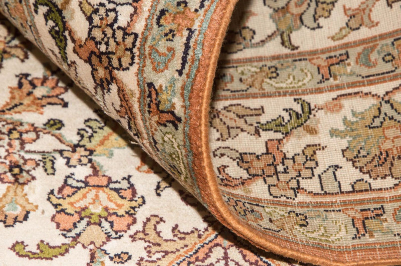 Sidenmatta - Kashmir Silk - 160 x 95 cm - beige