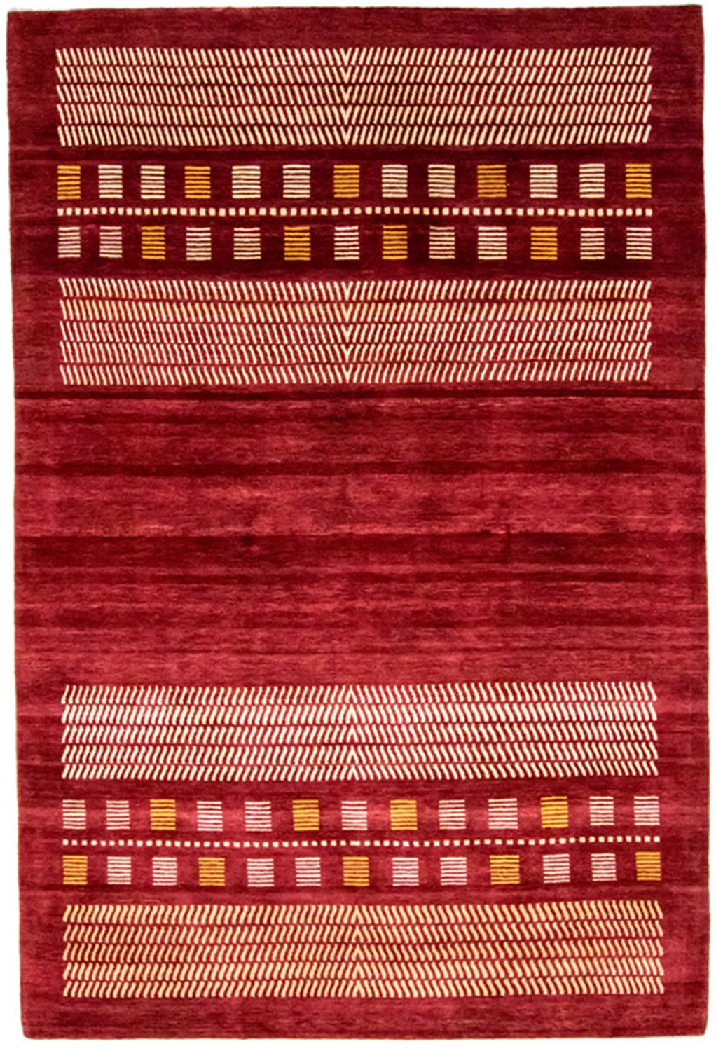 Gabbeh-matta - Loribaft Persian - 300 x 198 cm - röd